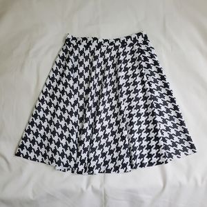 Blackmilk Clothing Houndstooth Skater Skirt